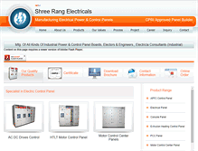 Tablet Screenshot of electricalpanels.in